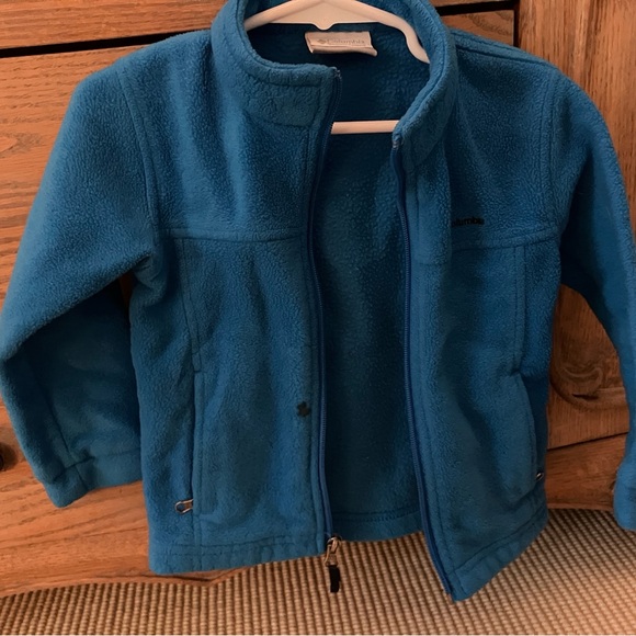 Columbia Blue Fleece Jacket 3t - Picture 2 of 5